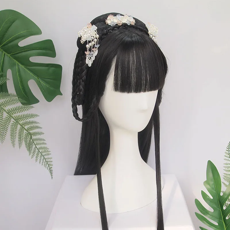 WEILAI Traditional Chinese wigs Ancient aristocratic women Cos wig headgear Customization of the whole braided wig
WEILAI Traditional Chinese wigs Ancient aristocratic women Cos wig headgear Customization of the whole braided wig