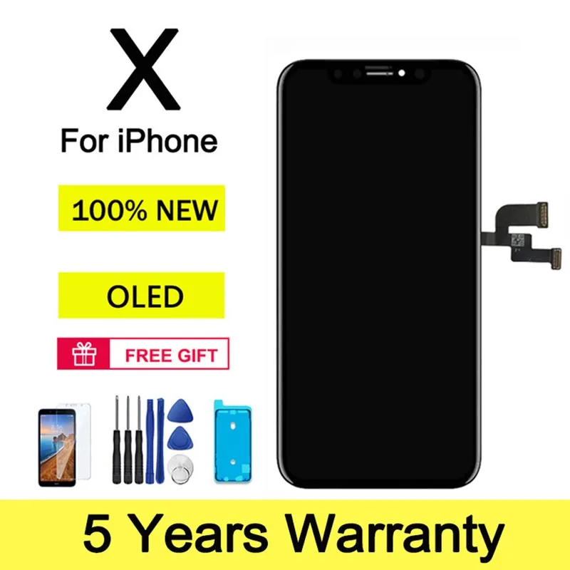 High Quality OLED for IPhone X LCD Display for IPhone XS XR 11 Pro Max LCD Screen Replacement with True Tone 3D Touch Display
High Quality OLED for IPhone X LCD Display for IPhone XS XR 11 Pro Max LCD Screen Replacement with True Tone 3D Touch Display