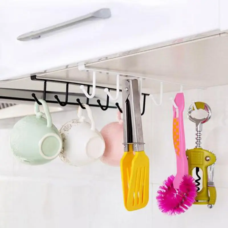 Iron Rack Under Shelf Cupboard Cup Holder Hang Hook 1pc For Kitchen Supplies LWW9211
Iron Rack Under Shelf Cupboard Cup Holder Hang Hook 1pc For Kitchen Supplies LWW9211