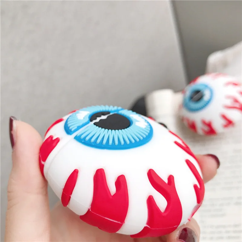 New 2021 Headphone accessories spoof three-dimensional eyeball soft shell bluetooth headset protective case for airpods pro 2 1
New 2021 Headphone accessories spoof three-dimensional eyeball soft shell bluetooth headset protective case for airpods pro 2 1