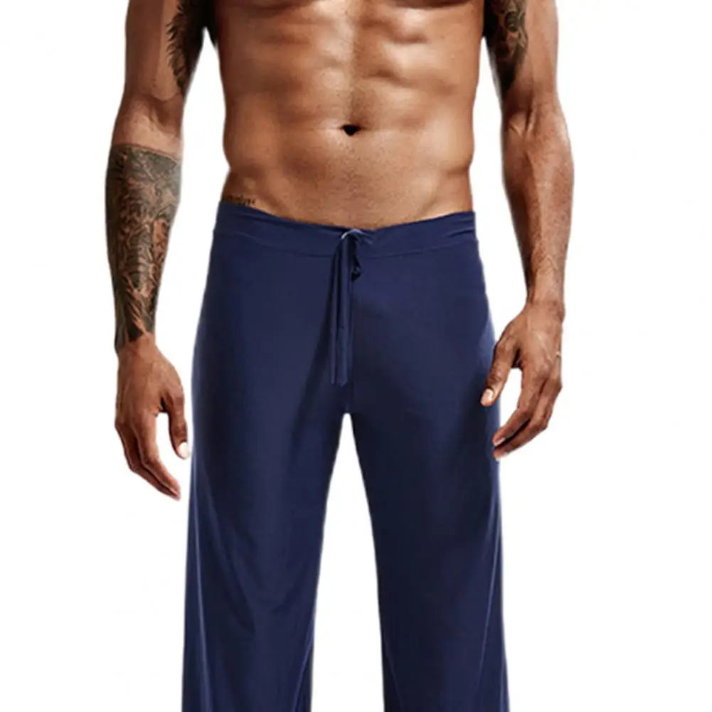 Hot Sales Men's Pajama Pant Drawstring Low-waisted Design Casual Sexy Long Sleep Wear Pants Male Plus Size Elastic Sleepwear 
Hot Sales Men's Pajama Pant Drawstring Low-waisted Design Casual Sexy Long Sleep Wear Pants Male Plus Size Elastic Sleepwear