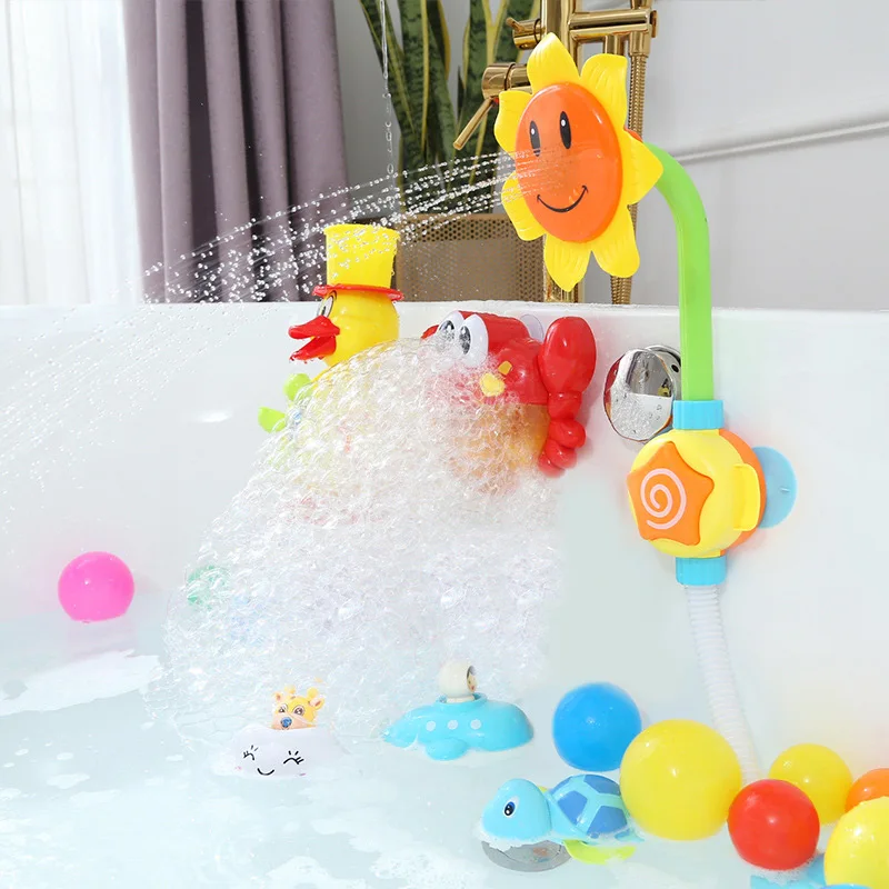 Bath Faucet Toy Bathing Tub Sunflower Shower Bath Toys For Children Faucet Spray Water Swimming Bathroom Funny Water Game Baby
Bath Faucet Toy Bathing Tub Sunflower Shower Bath Toys For Children Faucet Spray Water Swimming Bathroom Funny Water Game Baby