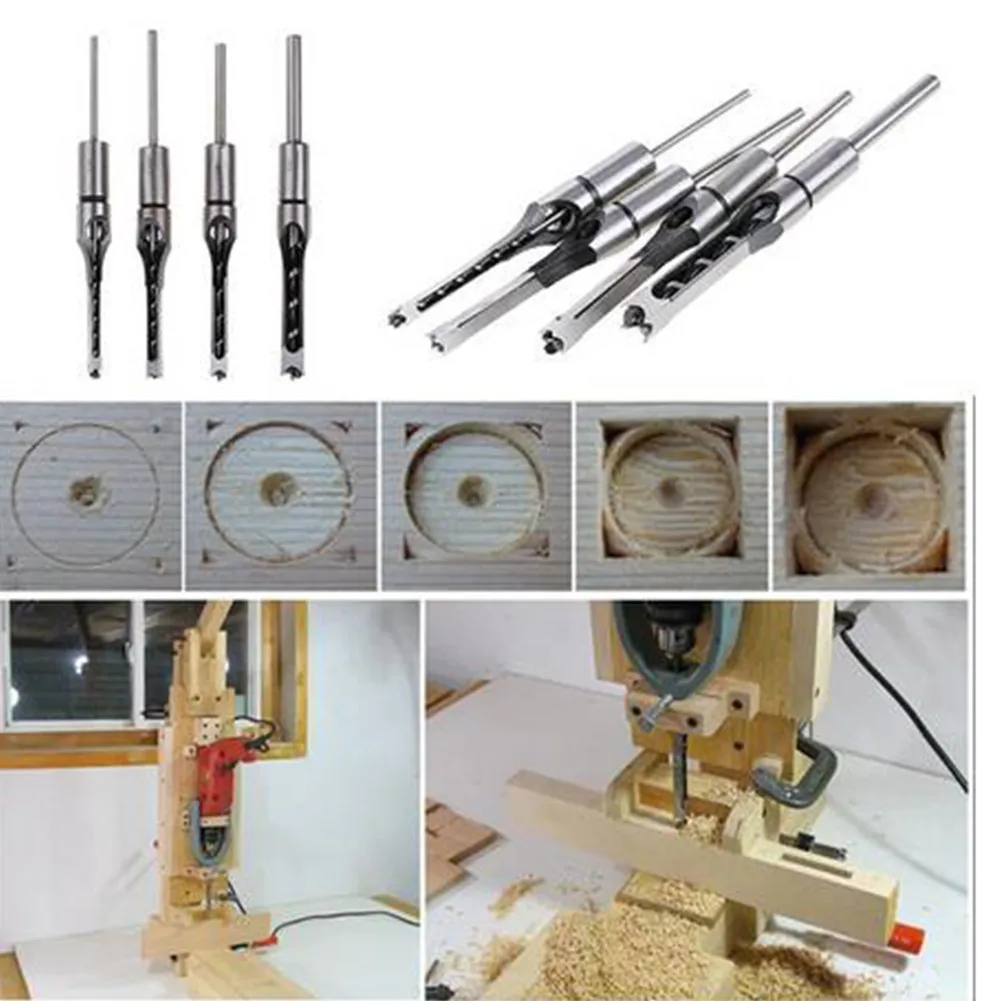1 Pcs Woodworking Square Hole Drill Square Tenon Drill Square Hole Drill Core Drilling Drill HSS Twist Drill Bit Kit
1 Pcs Woodworking Square Hole Drill Square Tenon Drill Square Hole Drill Core Drilling Drill HSS Twist Drill Bit Kit