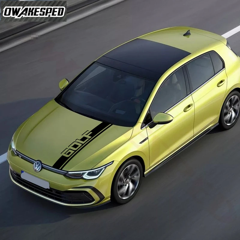 Виниловые наклейки на капот для Volkswagen Golf MK4 5 6 7 8 GTD-GTI-RLINE-TSI | Автомобили и мотоциклы