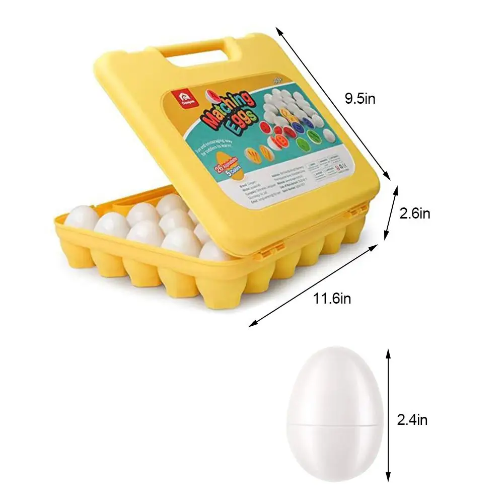Matching Eggs Set Letters Matching Eggs 26PCS ABC Alphabet Color Recognition Sorter Puzzle Easter Egg Toys Educational Toys #1
Matching Eggs Set Letters Matching Eggs 26PCS ABC Alphabet Color Recognition Sorter Puzzle Easter Egg Toys Educational Toys #1