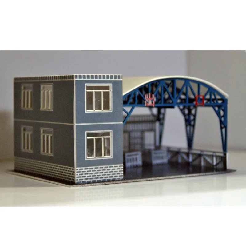 DIY Model 1:87 HO Scale DIY Assembly Station Exit Building Model Sand Table Landscape Model Decor A8
DIY Model 1:87 HO Scale DIY Assembly Station Exit Building Model Sand Table Landscape Model Decor A8