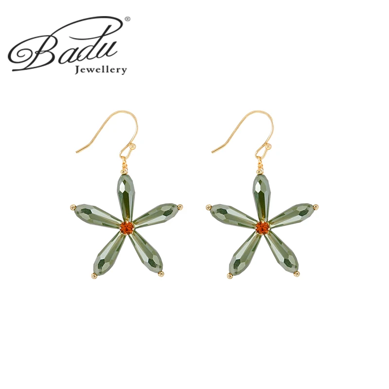 Badu Acrylic Flower Earrings Korean Five-Pointed Star Pendant Earrings Zircon Jewelry Shiny Earrings for Girlfriend Cute Gifts
Badu Acrylic Flower Earrings Korean Five-Pointed Star Pendant Earrings Zircon Jewelry Shiny Earrings for Girlfriend Cute Gifts