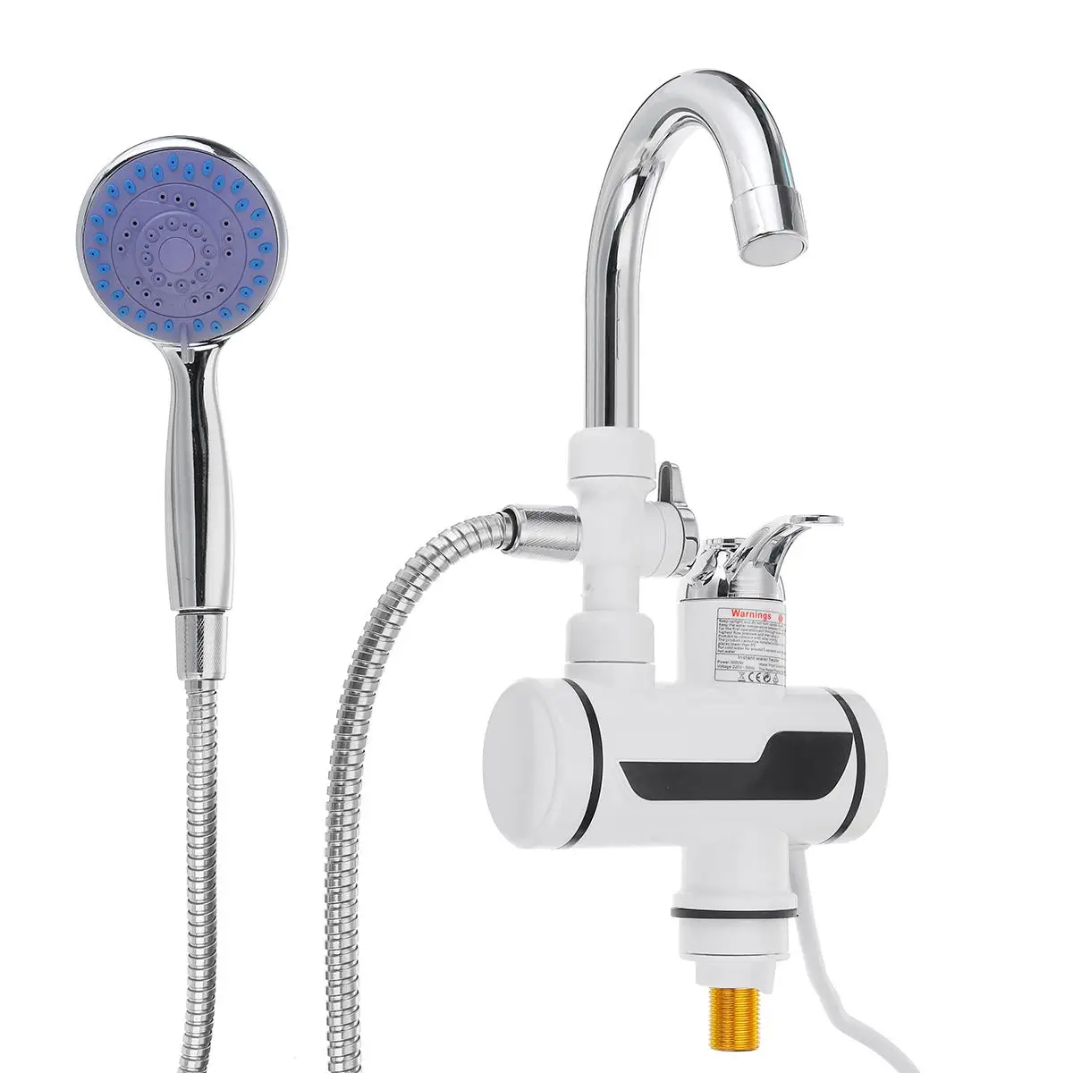 3000W Instant Electric Shower Water Heater LCD Display Hot Faucet Kitchen Electric Tap Water Heating Instantaneous Water Heater
3000W Instant Electric Shower Water Heater LCD Display Hot Faucet Kitchen Electric Tap Water Heating Instantaneous Water Heater