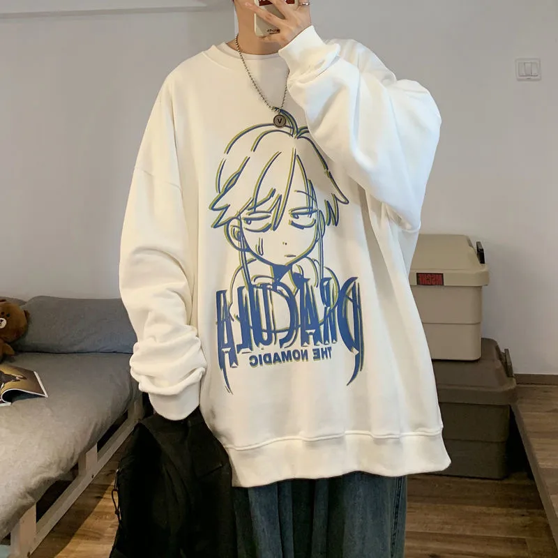 Japan Girls Lady Men Streetwear Chic Sweatshirts Harajuku Tops White Cartoon Long Sleeve New Japan Fashion Womens Hoodies
Japan Girls Lady Men Streetwear Chic Sweatshirts Harajuku Tops White Cartoon Long Sleeve New Japan Fashion Womens Hoodies