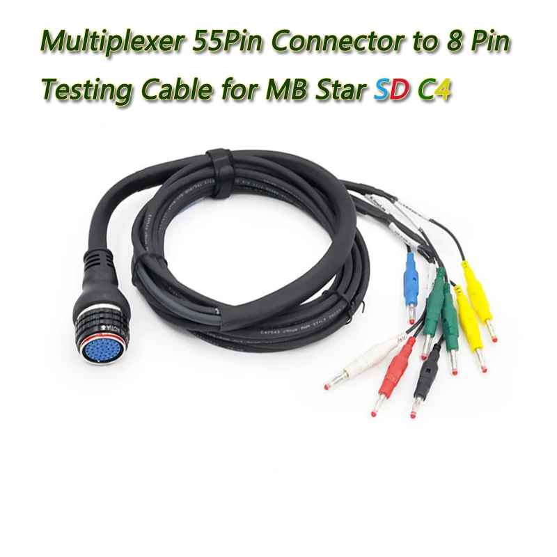 Лучшее Качество MB star C4 c5 sd соединение OBD2 кабели 38PIN/14PIN/OBD 16PIN LAN Главный кабель obd2