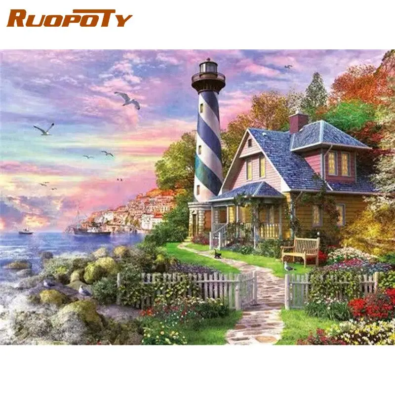 RUOPOTY 60x75cm Frame Painting By Number For Adults Countryside Picture By Numbers Acrylic Paint On Canvas For Home Decors
RUOPOTY 60x75cm Frame Painting By Number For Adults Countryside Picture By Numbers Acrylic Paint On Canvas For Home Decors