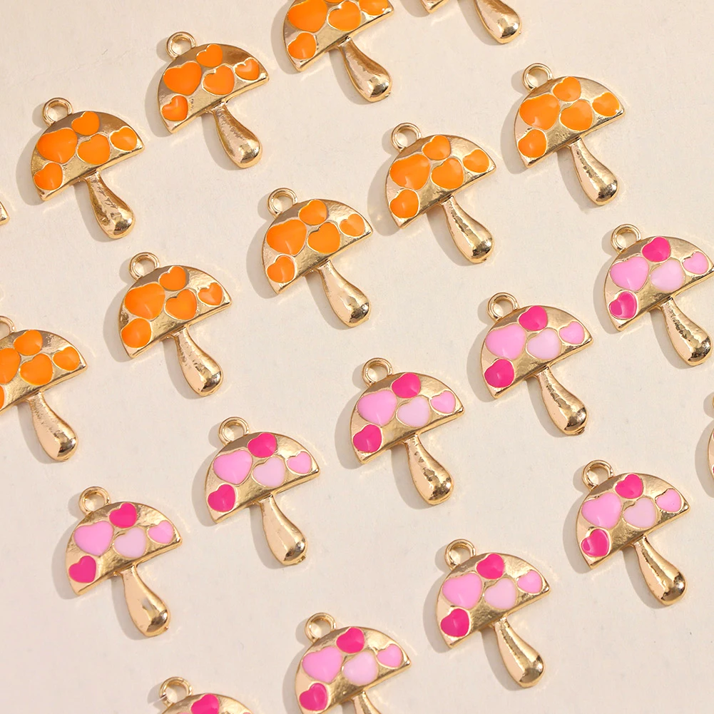 10Pcs/Lot Cute Mushroom Enamel Charms for Making DIY Earrings Pendant Necklace Bracelet Jewelry Accessories Finding Wholesale
10Pcs/Lot Cute Mushroom Enamel Charms for Making DIY Earrings Pendant Necklace Bracelet Jewelry Accessories Finding Wholesale