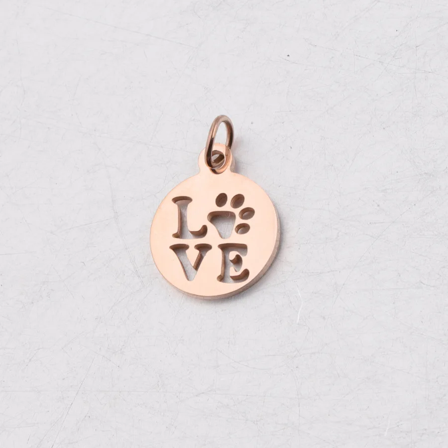 Stainless Steel Hollow Dog Paw Love Charm DIY Jewelry Making Mirror Polish Necklace pendant
Stainless Steel Hollow Dog Paw Love Charm DIY Jewelry Making Mirror Polish Necklace pendant