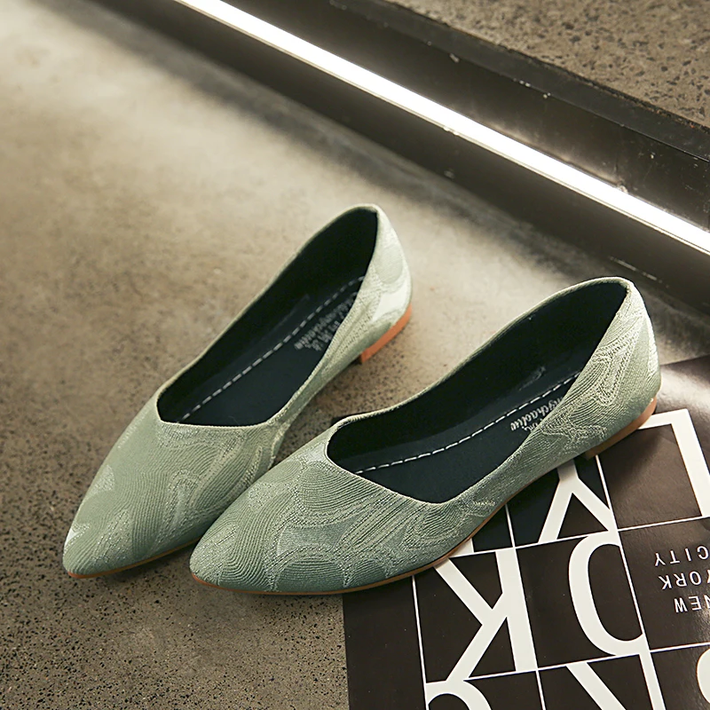 2020 New Elegant Women Pointed Toe Flats Shoes Ladies Single Low Heels Shoes Ballerinas Shoes for Women Work Shoes U19-66
2020 New Elegant Women Pointed Toe Flats Shoes Ladies Single Low Heels Shoes Ballerinas Shoes for Women Work Shoes U19-66