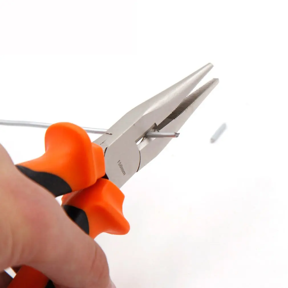 6-inch Pliers Needle Nose Pliers Wire Cutter Repair Tool And Crafting Sharp Nosed Pliers Multifunctional Electrician Pliers
6-inch Pliers Needle Nose Pliers Wire Cutter Repair Tool And Crafting Sharp Nosed Pliers Multifunctional Electrician Pliers