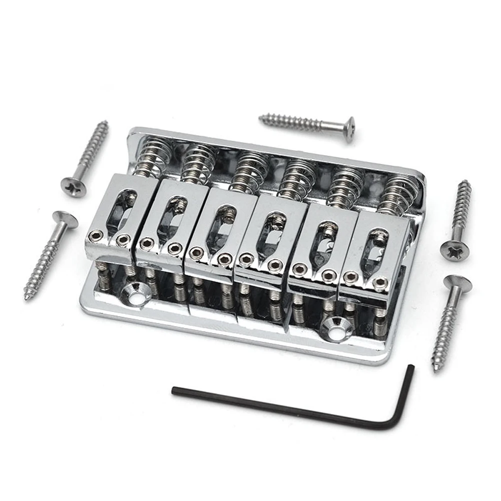 High Quality 6 String 65mm Metal Fixed Guitars Hardtail Saddle Bridges Guitar Tailpiece Bridges Electric Guitar Accessory
High Quality 6 String 65mm Metal Fixed Guitars Hardtail Saddle Bridges Guitar Tailpiece Bridges Electric Guitar Accessory