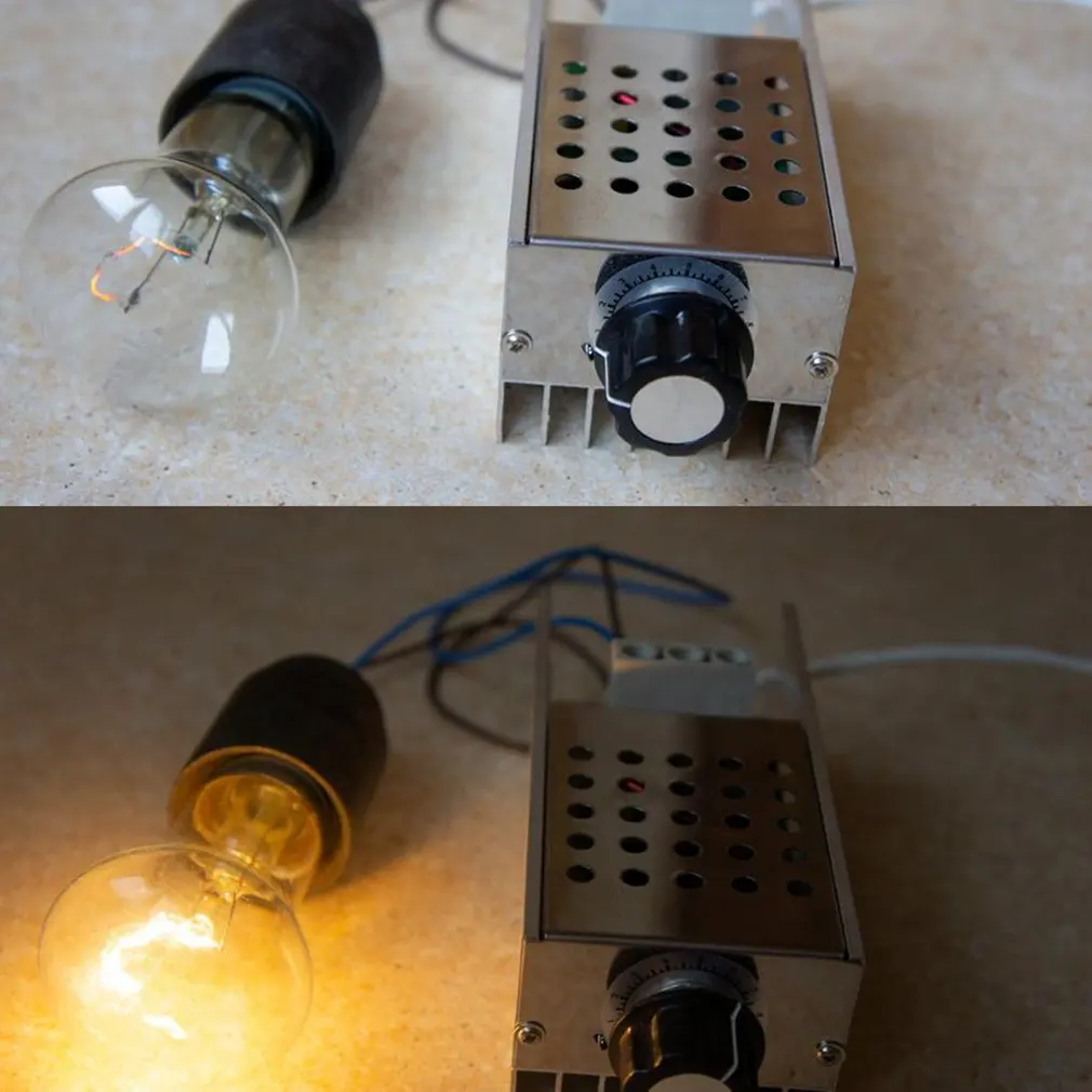 10000W 25A Speed Controller High Power SCR Voltage Regulator Dimmer Switch Speed Temperature Control Thermostat AC 110V 220V 
10000W 25A Speed Controller High Power SCR Voltage Regulator Dimmer Switch Speed Temperature Control Thermostat AC 110V 220V