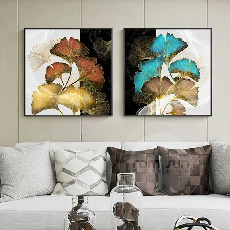 Palatial Gold and Blue Apricot Leaves Wall Art Posters Square Wall Pictures for Living Room Bedroom Fashion Canvas Painting Deco
Palatial Gold and Blue Apricot Leaves Wall Art Posters Square Wall Pictures for Living Room Bedroom Fashion Canvas Painting Deco