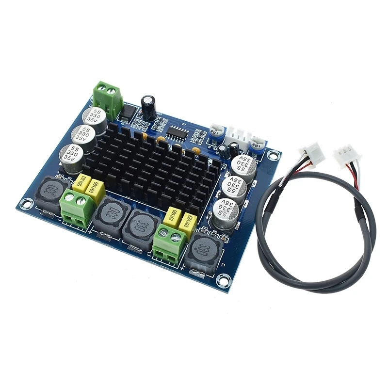 TPA3116D2 Dual-Channel Stereo High Power Digital Audio Power Amplifier Board 2X120W XH-M543
TPA3116D2 Dual-Channel Stereo High Power Digital Audio Power Amplifier Board 2X120W XH-M543