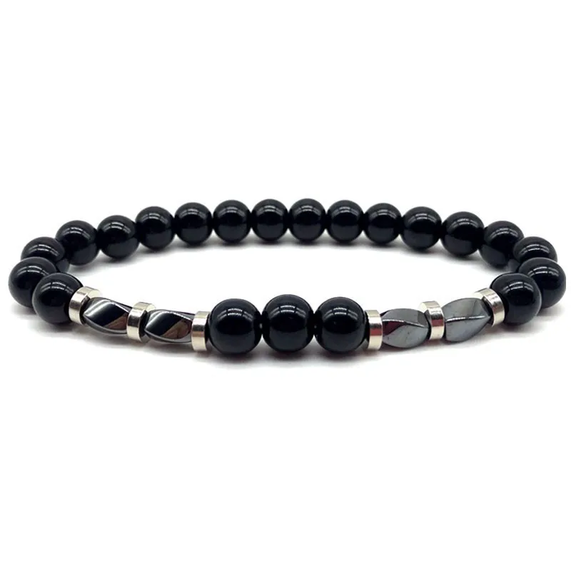 2020 Trendy New Charm Bracelet For Men 8mm Natural Stone with Geometry hematite Strand Bracelet Simple Classic Men Jewelry gift 
2020 Trendy New Charm Bracelet For Men 8mm Natural Stone with Geometry hematite Strand Bracelet Simple Classic Men Jewelry gift