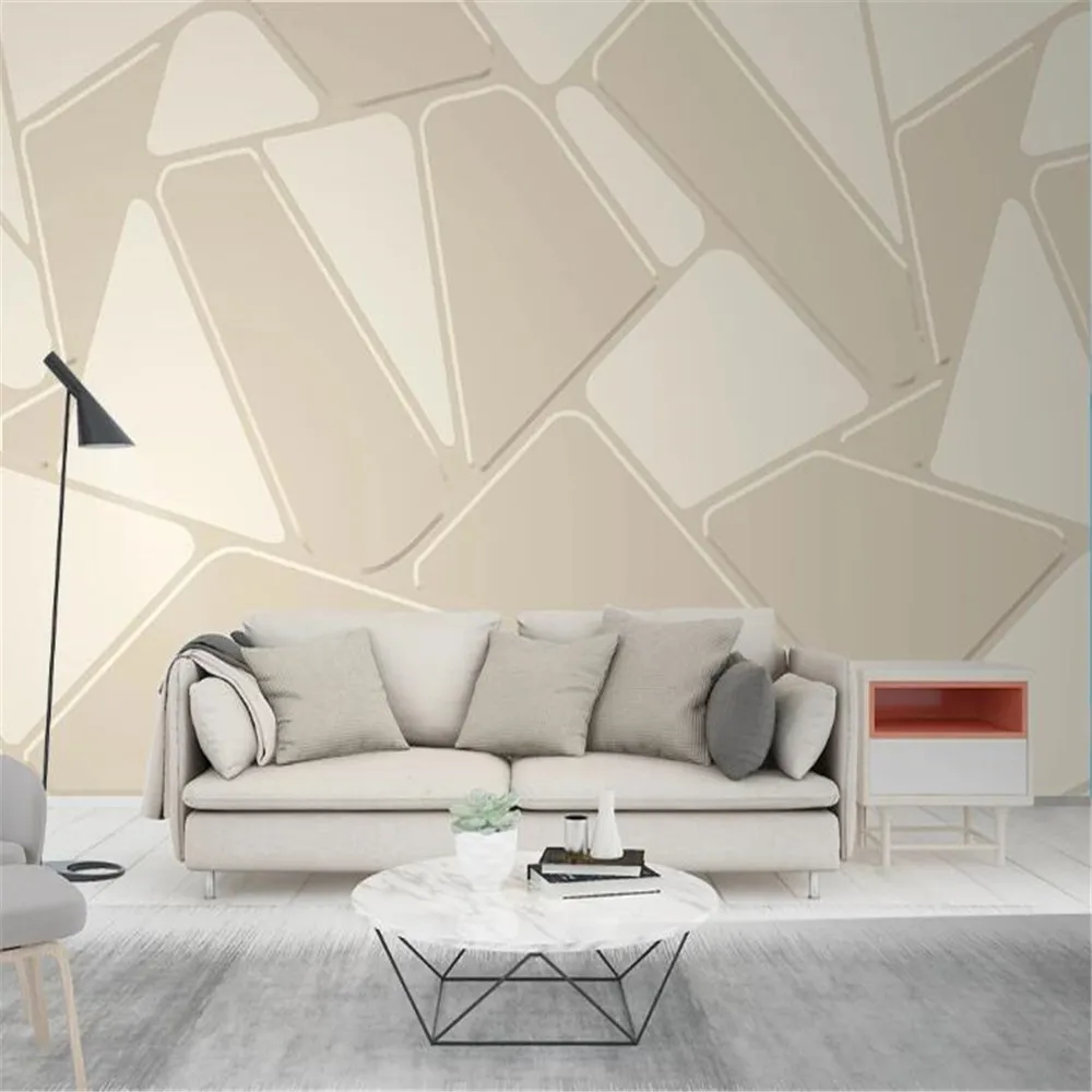 milofi manufacturers custom wallpaper mural 3D beige stitching relief geometric TV background wall
milofi manufacturers custom wallpaper mural 3D beige stitching relief geometric TV background wall