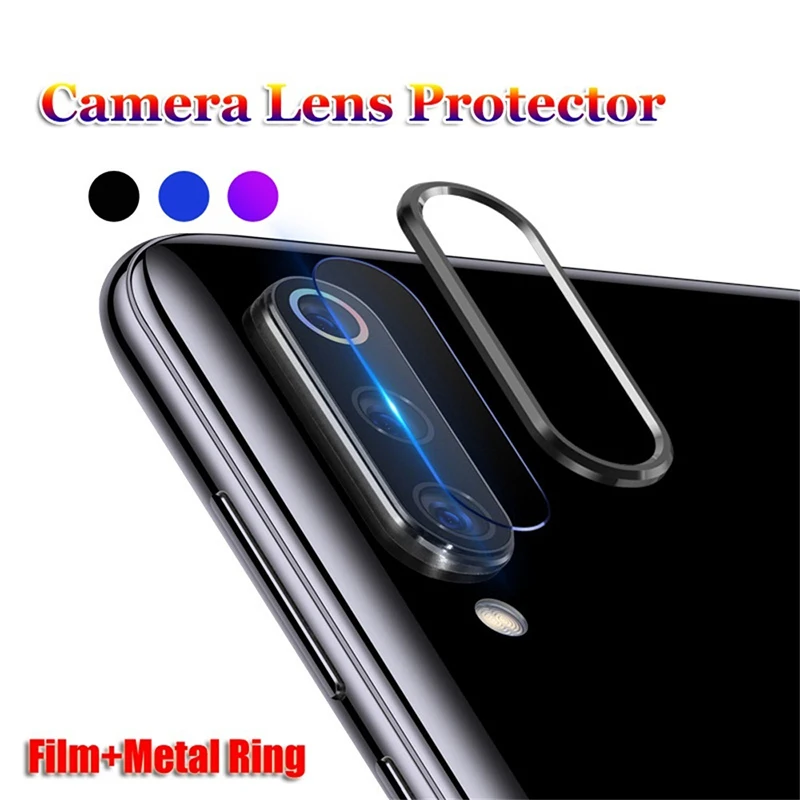 For Redmi note 7 7pro 7S Screen protection Camera Protective Glass Metal Rings + Lens Flim for xiaomi redmi 7s | Мобильные телефоны