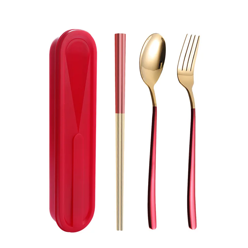 1Set Portable Stainless Steel Cutlery Suit with Storage Box Chopstick Fork Spoon Knife High Quality Travel Tableware Set
1Set Portable Stainless Steel Cutlery Suit with Storage Box Chopstick Fork Spoon Knife High Quality Travel Tableware Set
