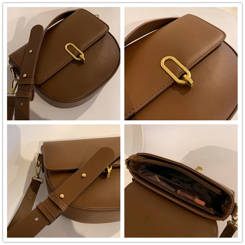 Vintage Saddle Bags For Women 2021 Fashion PU Leather Crossbody Shoulder Bags Wide Belt Zipper Branded Designer Handbags
Vintage Saddle Bags For Women 2021 Fashion PU Leather Crossbody Shoulder Bags Wide Belt Zipper Branded Designer Handbags