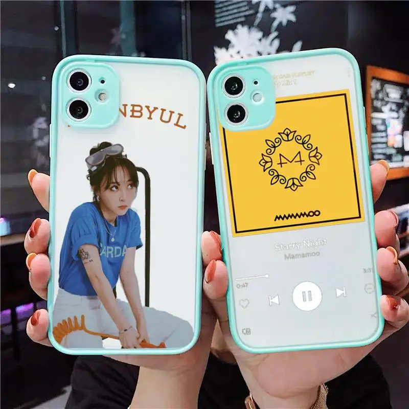 MAMAMOO - WANNA BE MYSELF Phone Case For iPhone 12 11 Mini Pro XR XS Max 7 8 Plus X Matte transparent blue Cover
MAMAMOO - WANNA BE MYSELF Phone Case For iPhone 12 11 Mini Pro XR XS Max 7 8 Plus X Matte transparent blue Cover