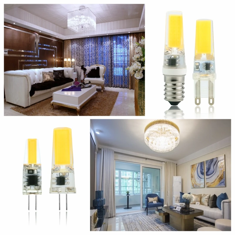 10pcs/lot LED G4 G9 E14 3W 6W Light Bulb AC/DC 12V 220V LED Lamp COB Spotlight Chandelier Lighting Replace 30W 60W Halogen Lamps
10pcs/lot LED G4 G9 E14 3W 6W Light Bulb AC/DC 12V 220V LED Lamp COB Spotlight Chandelier Lighting Replace 30W 60W Halogen Lamps
