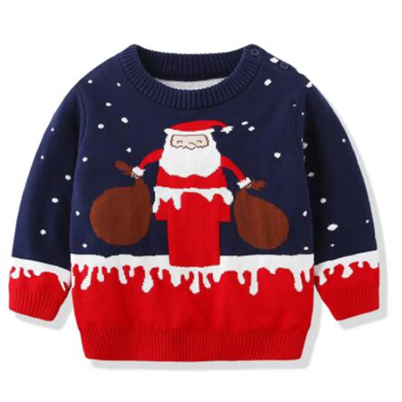 Christmas Autumn Winter Baby Girls Boy Sweater Kids Girls Boy Pullover Sweaters Clothes Long Sleeve Printing Knit Sweater
Christmas Autumn Winter Baby Girls Boy Sweater Kids Girls Boy Pullover Sweaters Clothes Long Sleeve Printing Knit Sweater