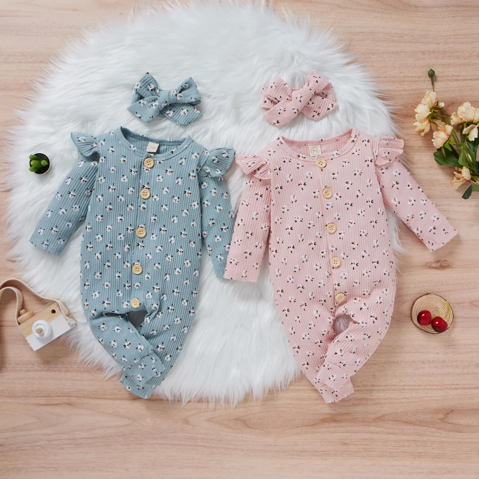 Baby Girls Jumpsuit Bodysuit Long Sleeve Flower Romper With Headband Suit Newborn Outfits Baby Girls Clothes Newborn Outfit 
Baby Girls Jumpsuit Bodysuit Long Sleeve Flower Romper With Headband Suit Newborn Outfits Baby Girls Clothes Newborn Outfit