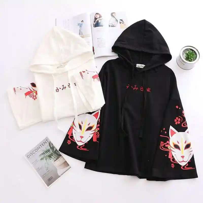 Fleece Tops Cute Hoodies Streetwear Japanese Harajuku Hooded Sweatshirts Funny Print Patch Plus Hoodies Women Ulzzang Females
Fleece Tops Cute Hoodies Streetwear Japanese Harajuku Hooded Sweatshirts Funny Print Patch Plus Hoodies Women Ulzzang Females