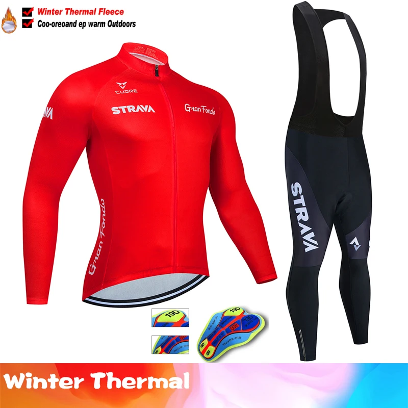 STRAVA Winter Thermal Fleece Bicycle Long Sleeve Cycling Jersey Men Clothing Pro Team Outdoor Bike Clothing Ropa Ciclismo
STRAVA Winter Thermal Fleece Bicycle Long Sleeve Cycling Jersey Men Clothing Pro Team Outdoor Bike Clothing Ropa Ciclismo