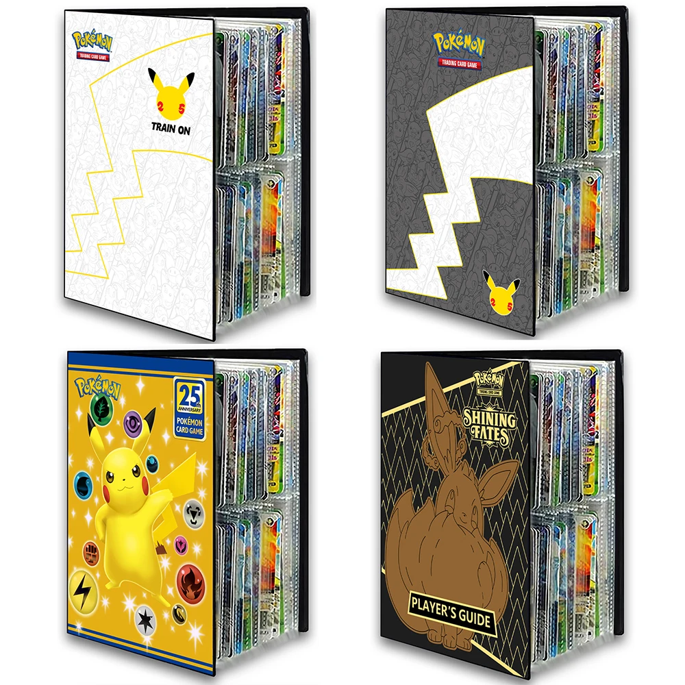 25Th Pokemon Anniversary 240Pcs Holder Album Toys Collections Pokemon Cards Album Book Top Loaded List Toys Gift for Children
25Th Pokemon Anniversary 240Pcs Holder Album Toys Collections Pokemon Cards Album Book Top Loaded List Toys Gift for Children