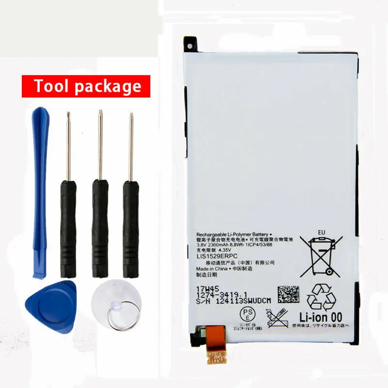 Оригинальный аккумулятор для SONY Xperia Z1 mini D5503 Compact M51w 2300mAh z1mini|Аккумуляторы