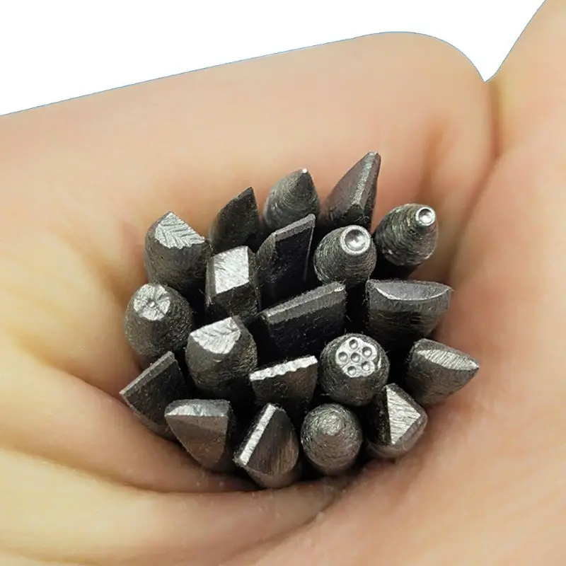 20 Pcs Steel Punches Flower Punch Stamp Set Jewelry Metal Craft Stamping Tools
20 Pcs Steel Punches Flower Punch Stamp Set Jewelry Metal Craft Stamping Tools