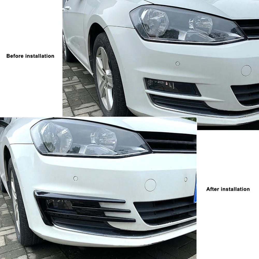 Car Front Fog Lamp 1Pair Eyebrow Wind Knife Cover Trim For VW For Golf MK7 2014 2015 2016 2017 Fog Light ABS Eyebrow Eye Lid
Car Front Fog Lamp 1Pair Eyebrow Wind Knife Cover Trim For VW For Golf MK7 2014 2015 2016 2017 Fog Light ABS Eyebrow Eye Lid