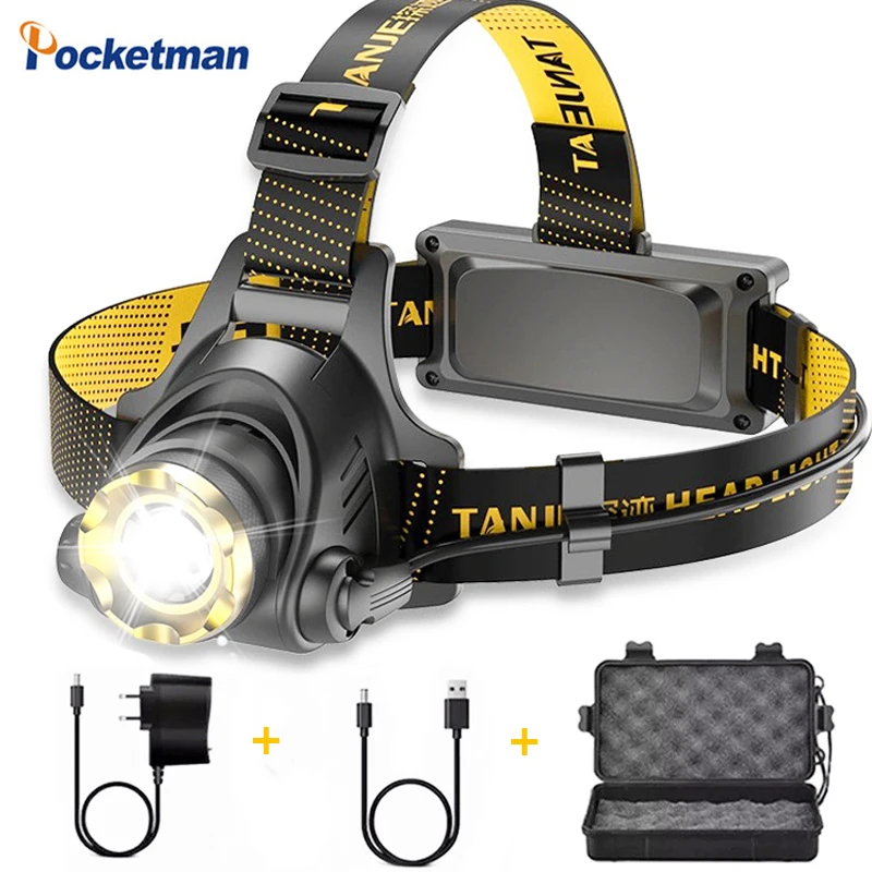 New Led Headlamp Head Flashlight Outdoor Night Fishing Light Miner's Lamp Zoom Headlight Long-range Headlamp Built-in battery
New Led Headlamp Head Flashlight Outdoor Night Fishing Light Miner's Lamp Zoom Headlight Long-range Headlamp Built-in battery