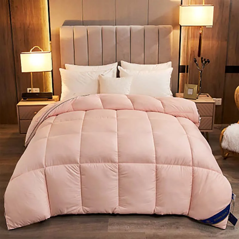 95% White Goose Down Duvets Solid color Quilting Comforter Blanket for Home Hotel King Queen Twin Size Winter Keep Warm Quilts
95% White Goose Down Duvets Solid color Quilting Comforter Blanket for Home Hotel King Queen Twin Size Winter Keep Warm Quilts