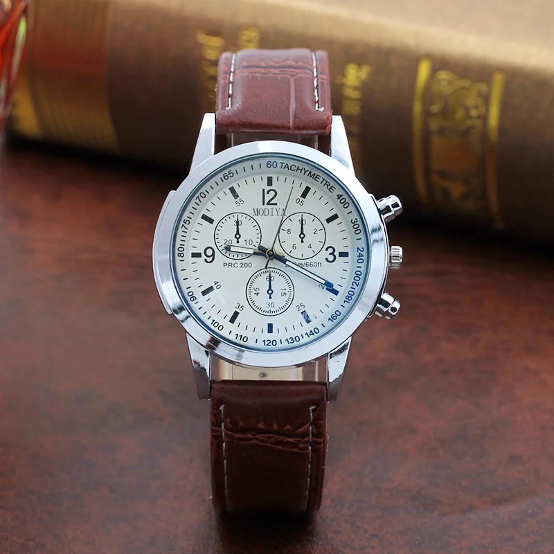 Fashion Featured Quartz Watch Three Eyes Watch Top Brand Luxurious Men's Watch Leather Belt Men's Black White Glass Belt Men
Fashion Featured Quartz Watch Three Eyes Watch Top Brand Luxurious Men's Watch Leather Belt Men's Black White Glass Belt Men