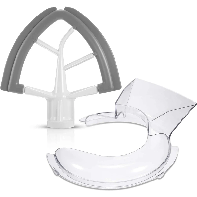 Tilt Head 4.5/5 Quart Flex Edge Beater for Pouring Shield Stand Mixer Replacement for Kitchen,Total 2 Pieces 
Tilt Head 4.5/5 Quart Flex Edge Beater for Pouring Shield Stand Mixer Replacement for Kitchen,Total 2 Pieces