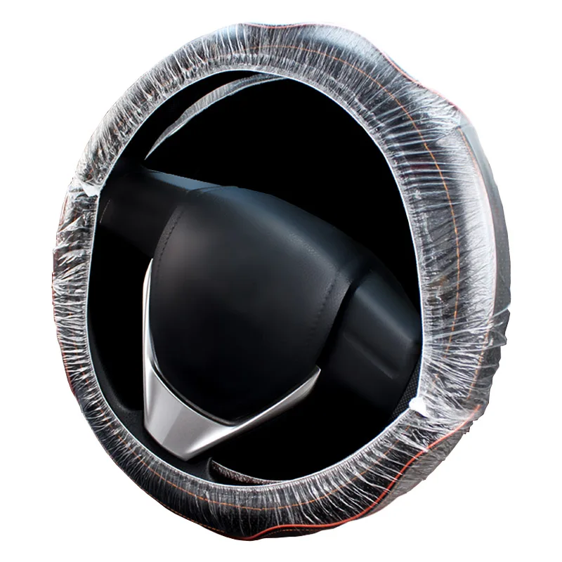 100pcs Universally Car Steering Wheel Covers Disposable Plastic Steering Wheel Vehicle Maintenance Beauty Disposable
100pcs Universally Car Steering Wheel Covers Disposable Plastic Steering Wheel Vehicle Maintenance Beauty Disposable