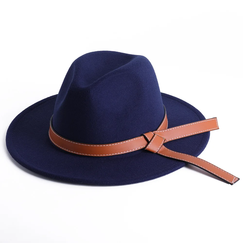 ZLD Simple Fedoras hat men women fashion Khaki belt decoration Flat brim hats Gentleman Jazz cap All-match Casual ladies caps
ZLD Simple Fedoras hat men women fashion Khaki belt decoration Flat brim hats Gentleman Jazz cap All-match Casual ladies caps