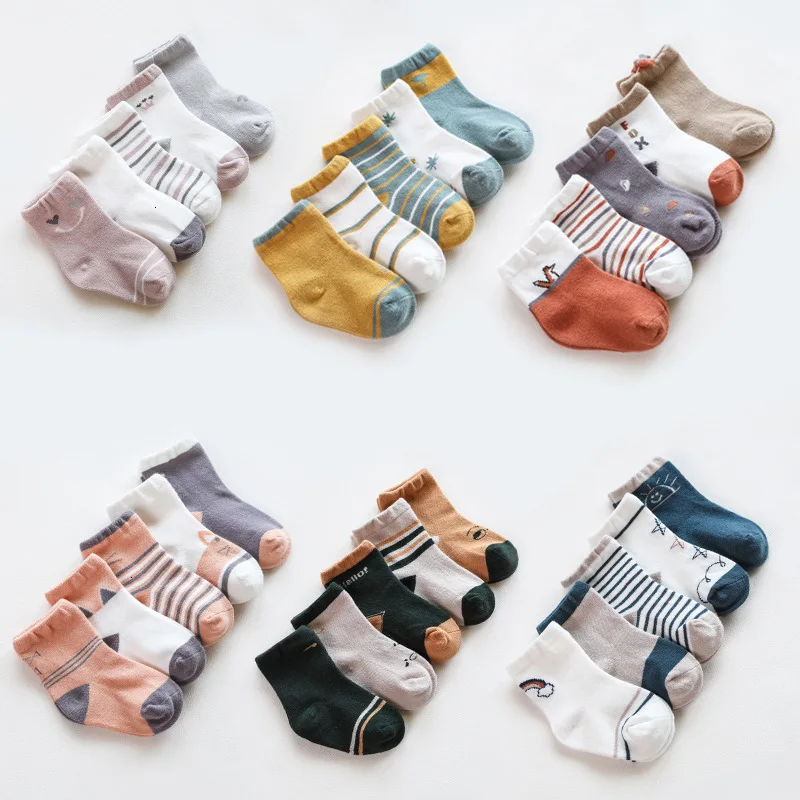 5Pairs/lot Infant Baby Socks Autumn Baby Socks For Girls Cotton Newborn Cartoon Boy Toddler Socks Baby Clothes Accessories
5Pairs/lot Infant Baby Socks Autumn Baby Socks For Girls Cotton Newborn Cartoon Boy Toddler Socks Baby Clothes Accessories
