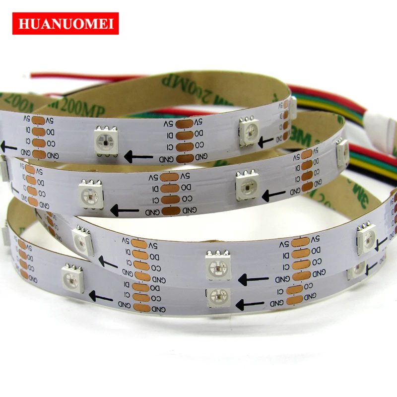 1 м 30 светодиодный s/M SK9822/APA102C цифровой Светодиодные ленты светильник 5050 SMD RGB