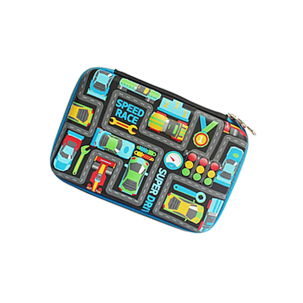Fashion Pencil Case EVA Shell Pen Bag Multi-function Pen Box Cartoon Pen Holder Container (Screen Printing Car Background, Black
Fashion Pencil Case EVA Shell Pen Bag Multi-function Pen Box Cartoon Pen Holder Container (Screen Printing Car Background, Black