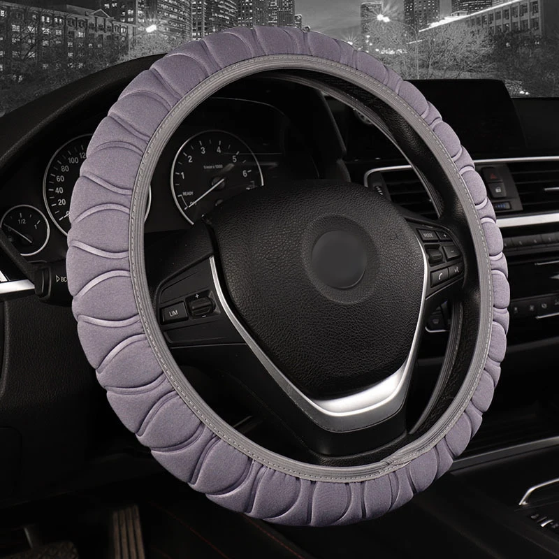 38cm Car Steering Wheel Cover Summer Ice Silk Non-slip Durable Cotton Leather Without Fixed Inner Ring Sandwich Grip
38cm Car Steering Wheel Cover Summer Ice Silk Non-slip Durable Cotton Leather Without Fixed Inner Ring Sandwich Grip