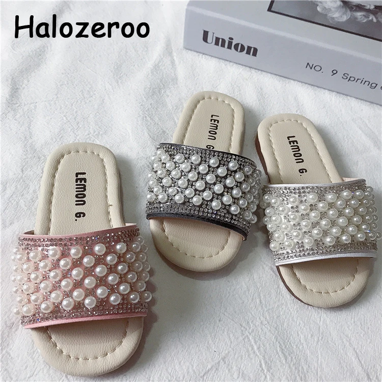 Summer New Kids Pearl Beach Slides Baby Girls Princess Slippers Children Rhinestone Slides Toddler Brand Slippers Outdoor Shoes
Summer New Kids Pearl Beach Slides Baby Girls Princess Slippers Children Rhinestone Slides Toddler Brand Slippers Outdoor Shoes