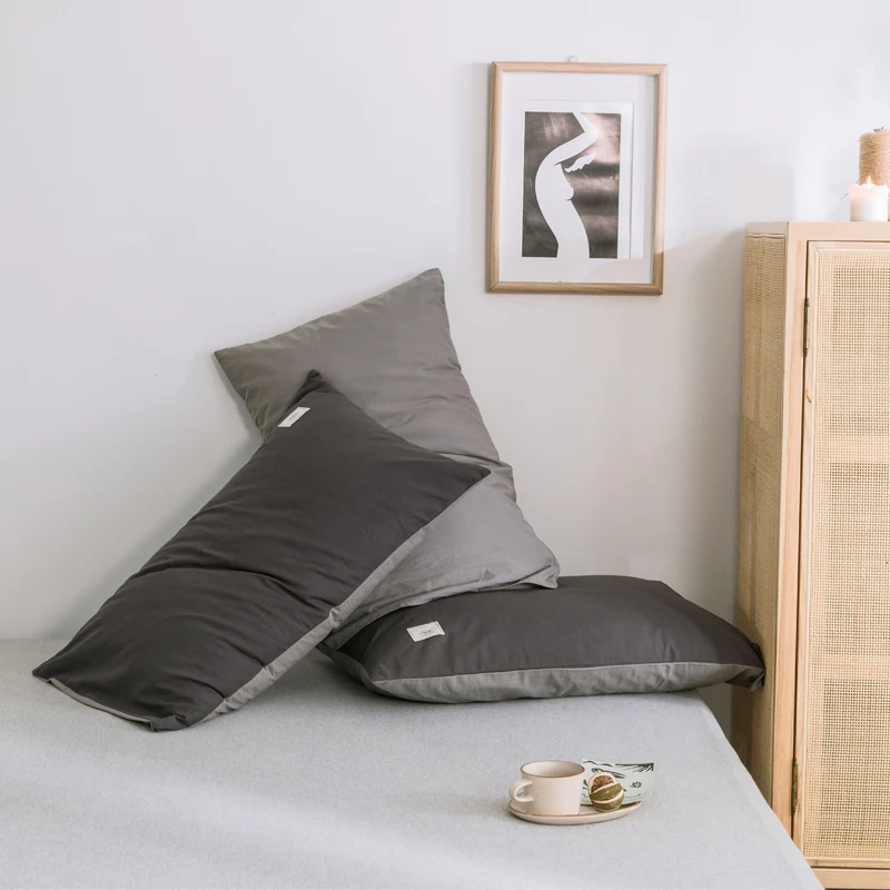 Suitable For All Seasons And Skin-Friendly 2 Pack Pillow Shams 100% Cotton Pillowcase (19''X30'') Decorative Home Pillow Cove 
Suitable For All Seasons And Skin-Friendly 2 Pack Pillow Shams 100% Cotton Pillowcase (19''X30'') Decorative Home Pillow Cove